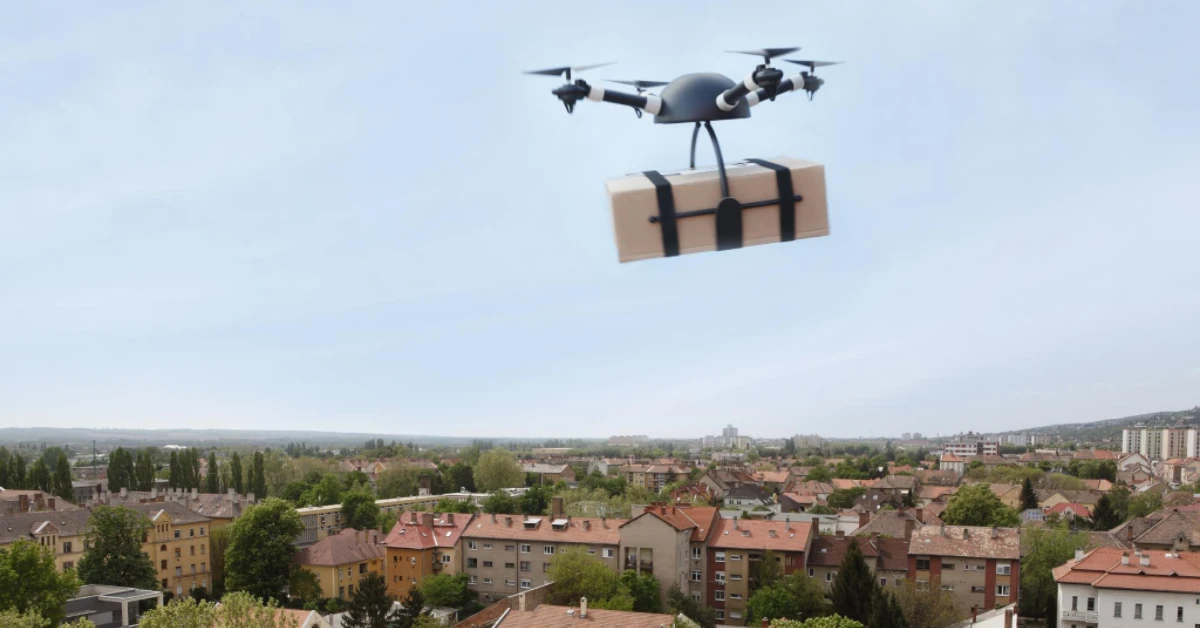 Drones transport cargo